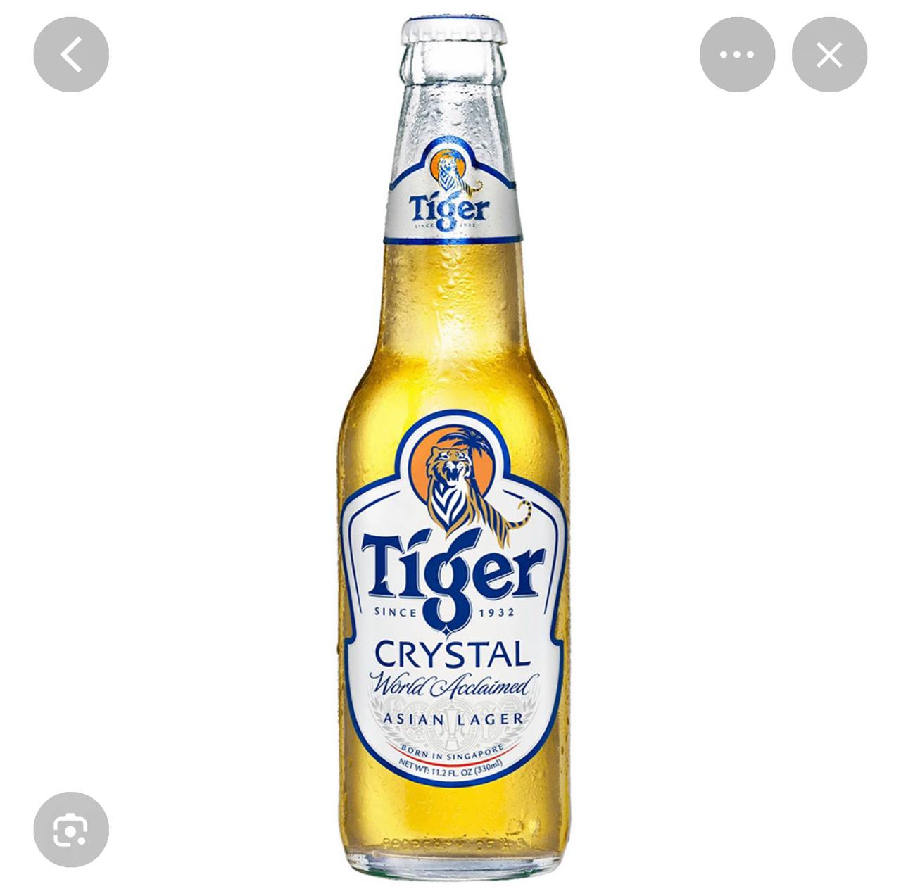 Tiger Beer Cristal